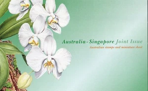 1998 Native Orchids Of Australia Set Of 4 & Mini Sheet Stamp Pack, Mint Cond - Bild 1 von 2