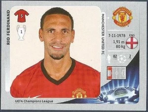 PANINI UEFA CHAMPIONS LEAGUE 2012-13- #519-MANCHESTER UNITED-RIO FERDINAND - Picture 1 of 1