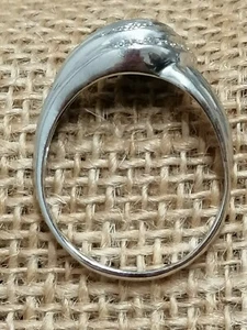 Anello con brillanti in oro bianco 750 vintage - Foto 1 di 4