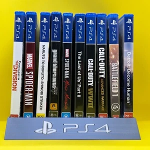 Sony Playstation 4 PS4 10 Soporte de Juego Soporte de Exhibición Plateado y Blanco Accesorio - Imagen 1 de 9