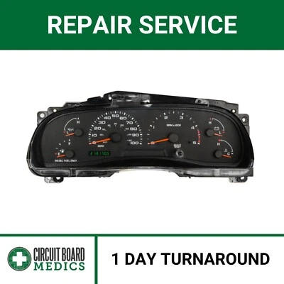 REPAIR SERVICE for 2002 2003 2004 2005 Ford Excursion Instrument Cluster Repair - Image 1 of 4