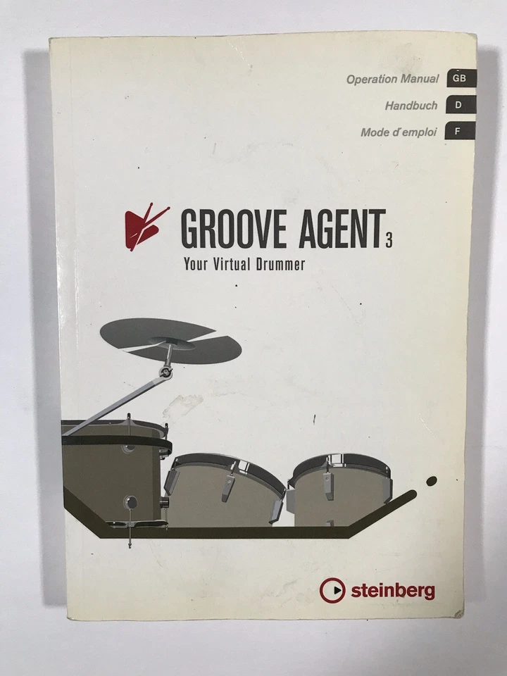 Steinberg Groove Agent 3 Operation Manual (Drum Loop Software) - B - Image 1 of 2