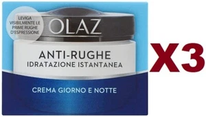3pcs OLAZ ANTI-WRINKLE INSTANT HYDRATION CREAM DAY & NIGHT 50ML - Picture 1 of 2