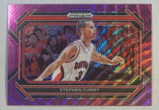 2023 Panini Prizm Draft Picks 53 Stephen Curry Purple Wave Prizm Variation SP