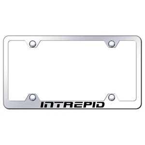 Licensed Mirrored Wide Body License Plate Frame for Dodge Intrepid - AUGD4775 - Picture 1 of 2