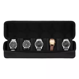Armbanduhretui Reißverschlussuhr Displayhalter Uhr Aufbewahrungsbox Eva Uhrenbox - Bild 1 von 17