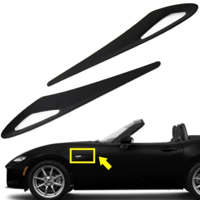 适合马自达 MX-5 Miata ND 侧挡泥板灯罩装饰 MX5 干碳 16-25 — 第 1/4 张图片