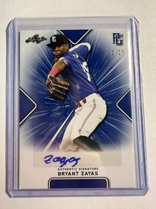 K115,799 - 2021 Leaf PG National Showcase Auto Blue #BABZ1 Bryant Zayas #/15