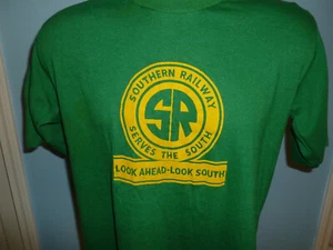 Vintage Southern Railway Serves the South Authentic Railroad T-Shirt Medium M - Picture 1 of 8