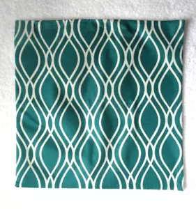 Überwurf Kissenbezug Kissenhülle 17" x 17" grün & hellbraun NEU OHNE ETIKETT - Bild 1 von 4
