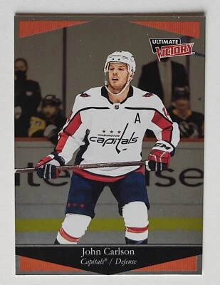 JOHN CARLSON 2020-21 UD Extended Ultimate Victory #UV-13 Washington Capitals - Image 1 of 2