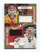 2006-07 ITG International Ice Passing The Torch Jsy Gold #PTT3 Brodeur/Pogge /10