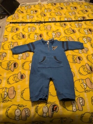 Nike Team NHL St Louis Blues Toddler One Piece Fleece Size 6/9 Months - Image 1 of 4