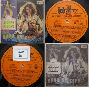 PETER DELIS EN LA ONDA SALSERA 1978 UNIQ CVR CHILEAN PRS LATIN JAZZ SALSA CUMBIA - Picture 1 of 11