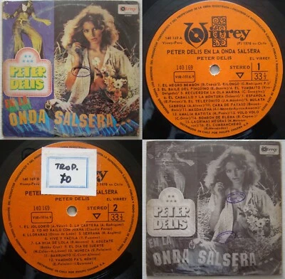PETER DELIS EN LA ONDA SALSERA 1978 UNIQ CVR CHILEAN PRS LATIN JAZZ SALSA CUMBIA - Image 1 of 4