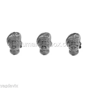 GISC03 TETE x3 MILITARUM TEMPESTUS SCIONS WARHAMMER 40000 BITZ WK40 93-94-95 - Imagen 1 de 1
