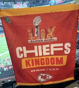 Kansas City Chiefs Super Bowl 59 LIX Stadium SGA Rally Towel Officially Licensed - Picture 1 of 3