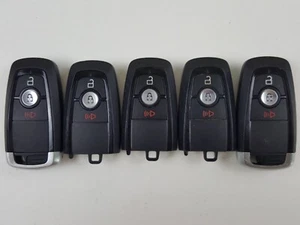 ORIGINAL LOT OF 5 FORD 17-24 OEM SMART KEY LESS ENTRY REMOTE FOB BULK WHOLESALE - Picture 1 of 12