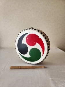 Tambor Japonés Taiko Wadaiko Daiko Instrumento Musical Percusión 20cm Tomoe - Imagen 1 de 19