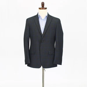 Abrigo Blazer Chaqueta Michael Kors 38R Gris Deportivo Cuadros 2B Poliéster - Imagen 1 de 11