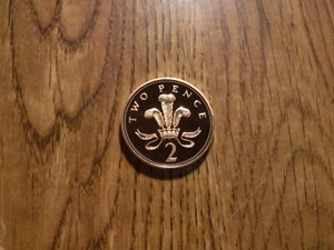 ONE GREAT BRITAIN 2 PENCE 1992 PROOF COIN (G48) - Picture 1 of 2