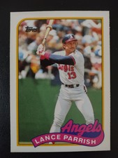 Lance Parrish - California Angels - 1989 Topps Traded Baseball Card #96T