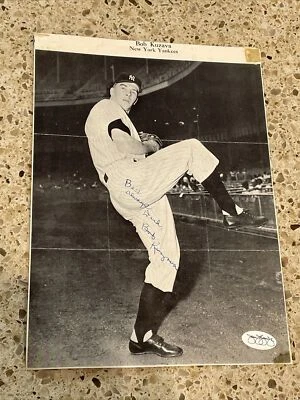 Bob Kuzava - Autographed 6x8 JSA Certified Photo - NY Yankees RARE - Image 1 of 4
