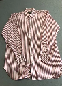 Robert Talbott Button Down Shirt Mens 34 Candyman Stripe 15.5" Collared - Picture 1 of 6
