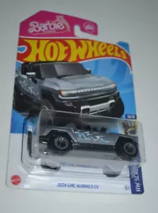 HOT WHEELS 2023 HW TIEMPO DE PANTALLA 10/10 - BARBIE LA PELÍCULA 2024 GMC HUMMER EV GRIS - Imagen 1 de 5