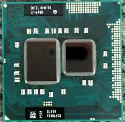 Intel Core i7-640M 2.8 GHz 4M Dual Core Processor Laptop CPU G1 SLBTN Socket G1 - Image 1 of 2