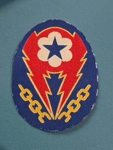 Parche de colección de lona del ejército de EE. UU. Comunicaciones ETO sección avanzada-WW-II* - Imagen 1 de 3