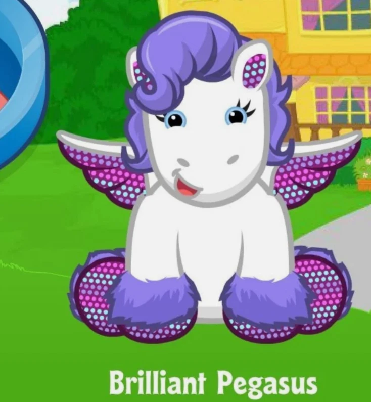 Webkinz Classic Brilliant Pegasus PROMO Pet Code Only - Image 1 of 1