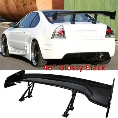Glossy Black 46" GT-Style Rear Trunk Spoiler Racing Wing For Honda Prelude In Foto 1 de 4
