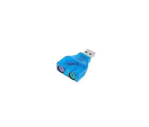 ADATTATORE CONVERTITORE USB A PS2 MINI PER MOUSE E TASTIERA - Imagen 1 de 1