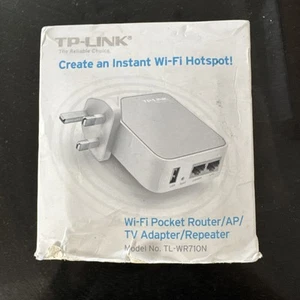 TP-Link TL-WR710N-UK 150 Mbps 10/100 Wireless N Router - Picture 1 of 3