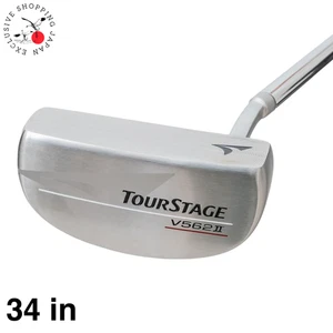 BRIDGESTONE Golf TOURSTAGE V562II Mid Mallet Putter Club Original Steel Shaft RH - Picture 1 of 7