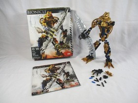 LEGO BIONICLE TITANS 8734 Brutaka INCOMPLETE w/ Box and Instructions