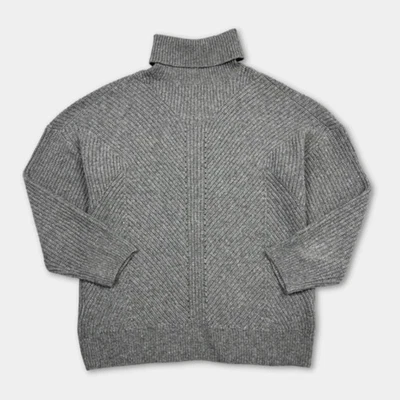 Pullover Damen S Grau Rollkragen Strick C&A Winter Herbst sehr gut - Bild 1 von 3