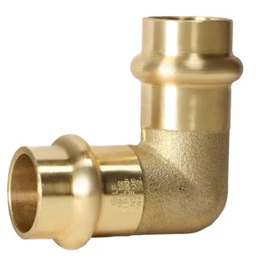 25 Pcs XFITTING 1/2" Press Elbow, NSF Certified, Lead Free Brass, Propress - Picture 1 of 7