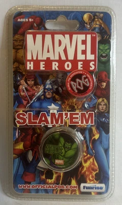 Vintage 2006 MARVEL HEROES HULK POG SLAMMER-Sealed - Image 1 of 2