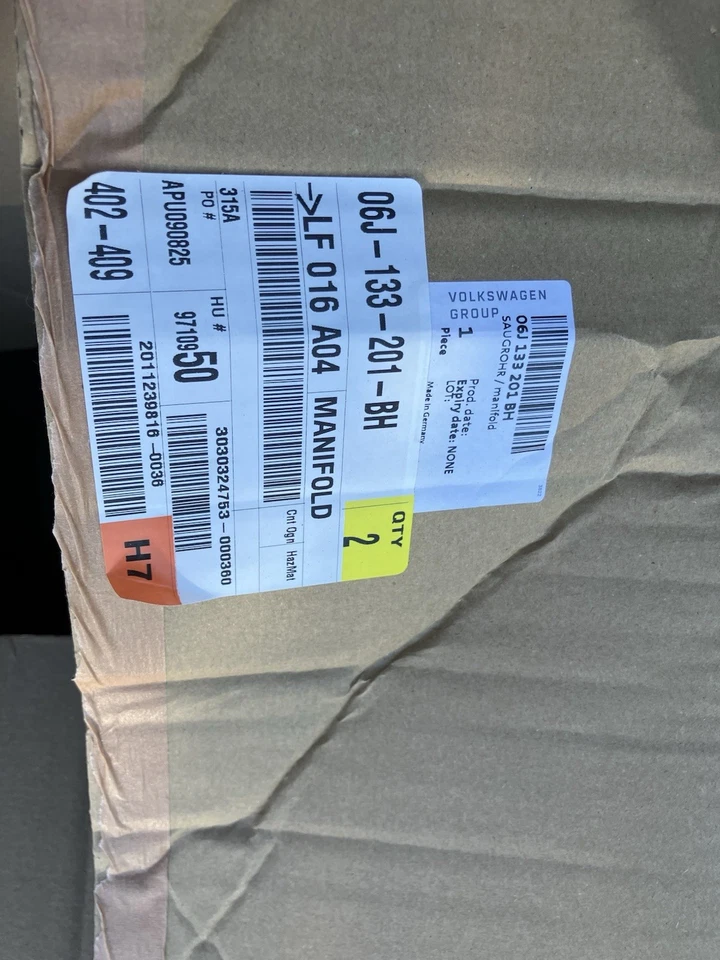 Volkswagen Tiguan 2009-2017 colector de admisión versión actualizada OEM nuevo Foto 1 de 3