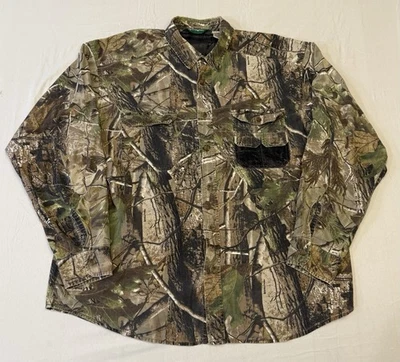 Remington Real tree Shirt Men’s Sz XL Regular Camo Button Up Long Sleeve Hunting - Image 1 of 4