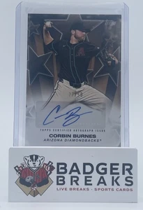 2025 Topps Update - Corbin Burnes Baseball Stars Autograph GOLD /50 BSA2-CBU NK - Picture 1 of 2