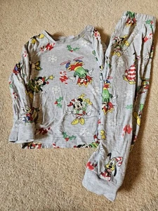 Disney Mickey Mouse And Friends Christmas Pyjamas Age 3-4 - Picture 1 of 8