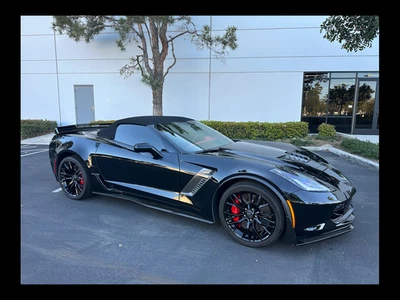 2015 Chevrolet Corvette 2015 Black Corvette 3LZ ZO6/ZO7 Convertible - Image 1 of 4