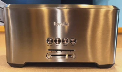Breville BTA730XL Bit More Toaster, 4 Slice, Brushed Stainless Steel, See below - Image 1 of 4