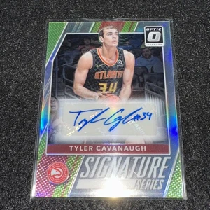TYLER CAVANAUGH 2017-18 Optic Donruss Signature Series SILVER PRIZM AUTO #93 - Picture 1 of 3