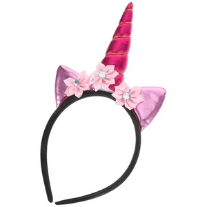  Diadema de dibujos animados diademas de unicornio para niñas niños corona sombreros - Imagen 1 de 12