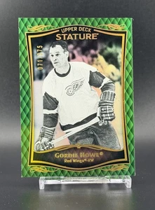 2023-24 Upper Deck Stature Legends Green /375 Gordie Howe FCH7 - Picture 1 of 2