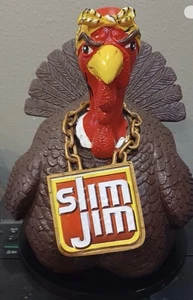 Slim Jim Gangsta Turkey Store Counter Top Advertising Display Piece 12” Tall - Picture 1 of 2